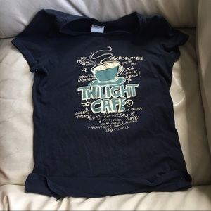 Abercrombie kids black graphic short sleeve